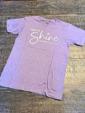 Tim Tebow Foundation Night to Shine Purple Graphic T-Shirt